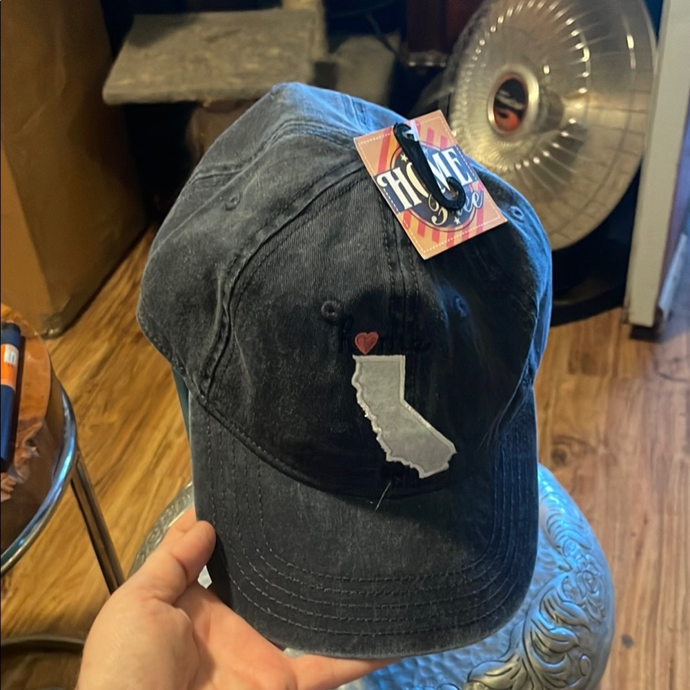 California Love Black Denim Cap
